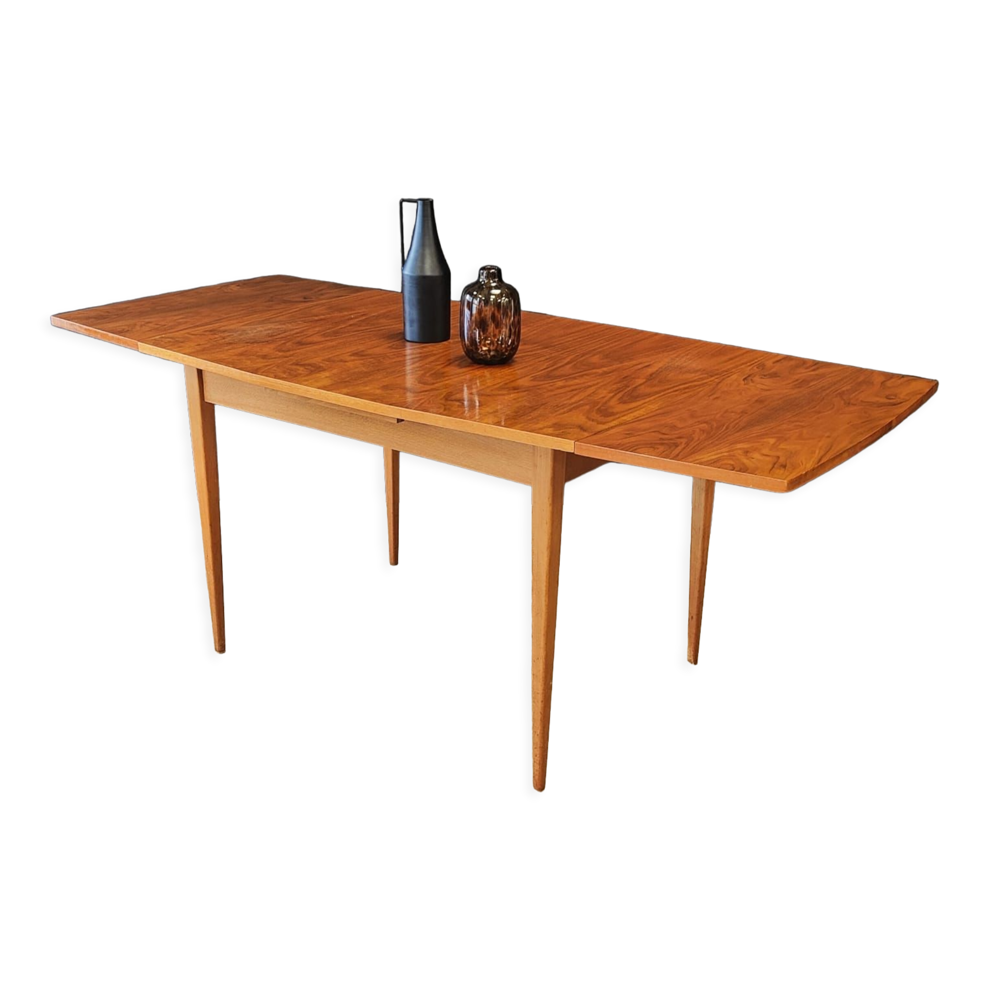 Mid century dining table vintage - extendable