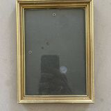 Golden frame to stand 15x20cm