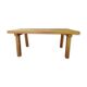 Table basse orme massif d'esprit brutaliste