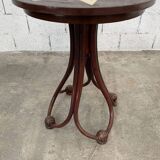 Thonet beech pedestal table from the 1900s