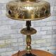 1920 Parisian lamp Leleu style brass shade 40x22 very good condition