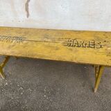 Wooden brasserie table