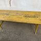 Wooden brasserie table