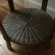 Side round table in rattan