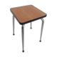 Stool in orange/brown formica
