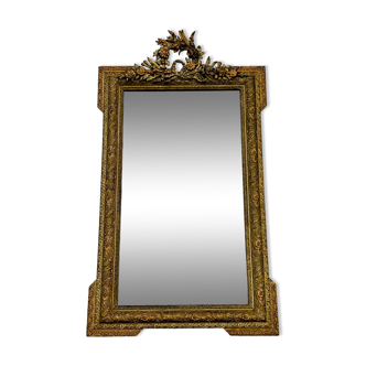 Miroir doré, 140x81 cm