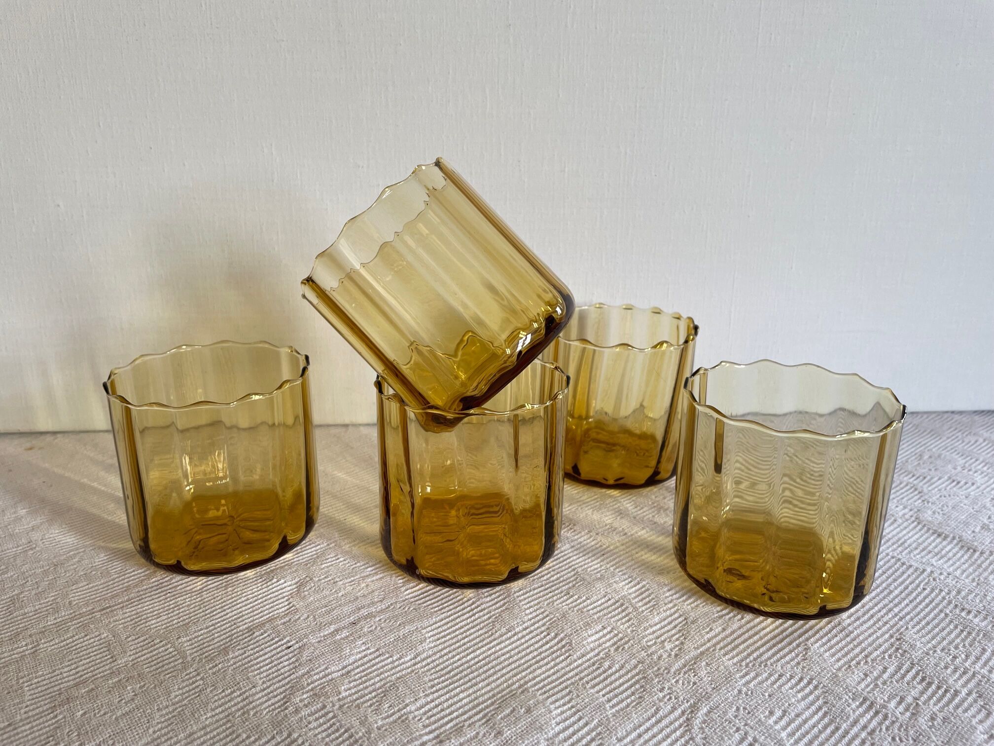 Worked glass 60s/70s