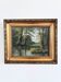 Vintage original landscape oil painting, signed river art