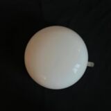 Vintage round opaline wall light
