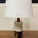 Ceramic lamp Scandinavian design 1950.