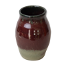 Small beef blood stoneware vase