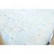 1970s Vintage Persian Handmade Wool Cotton Light Blue Area Rug 291x397