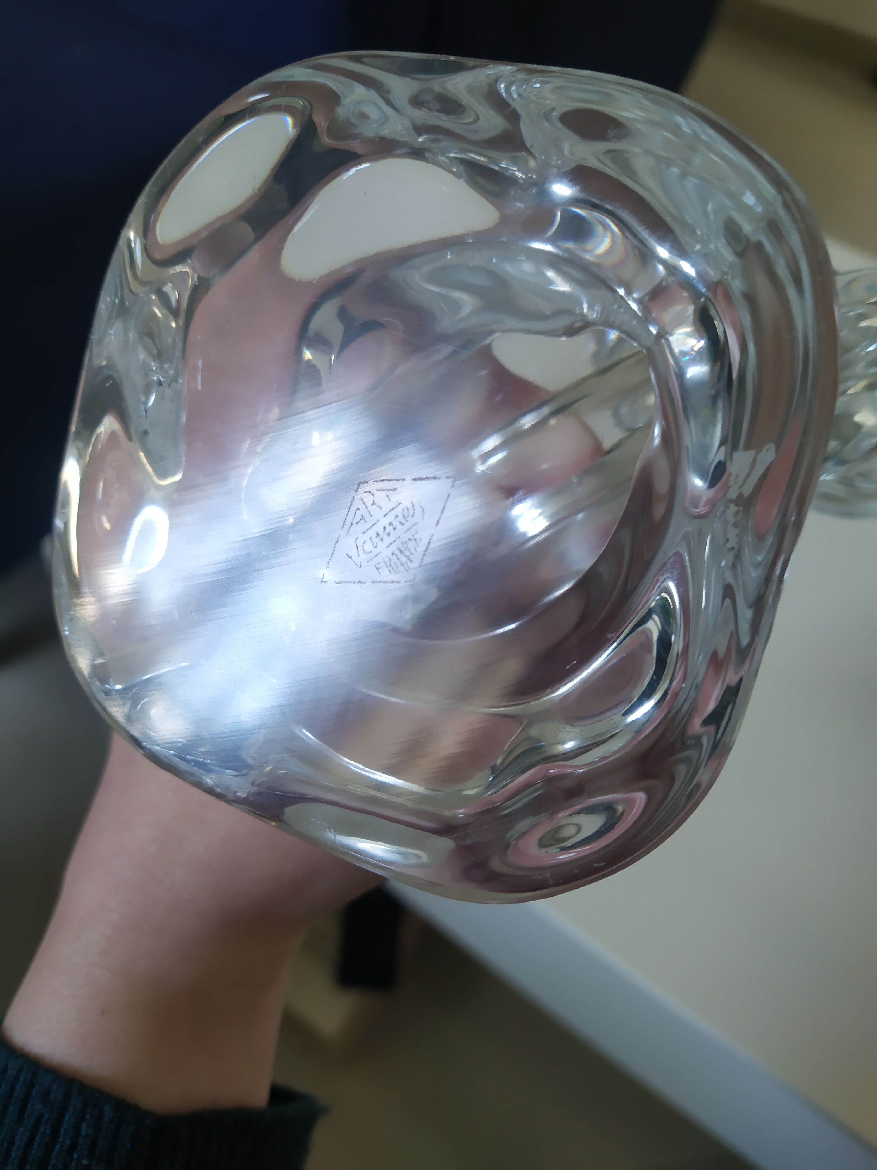 Chandelier crystallerie of Vanne Le Châtel