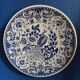 Majestic peacock plate from Dutch earthenware