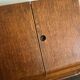 Small wooden mail storage unit