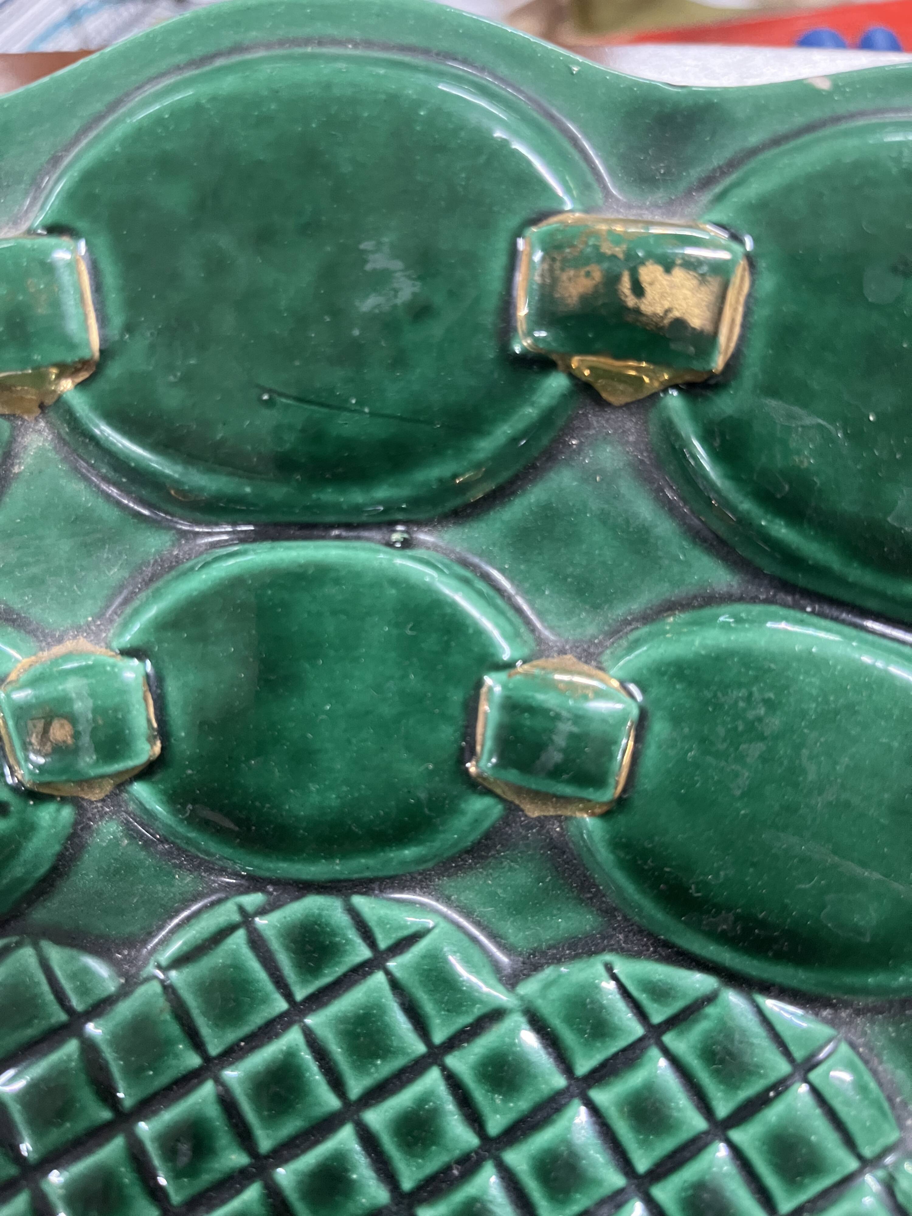 Large Vintage Dish by Béatrice Letalle St Clément