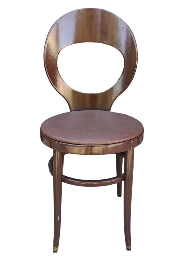 Paire anciennes chaises Baumann modèle mouette