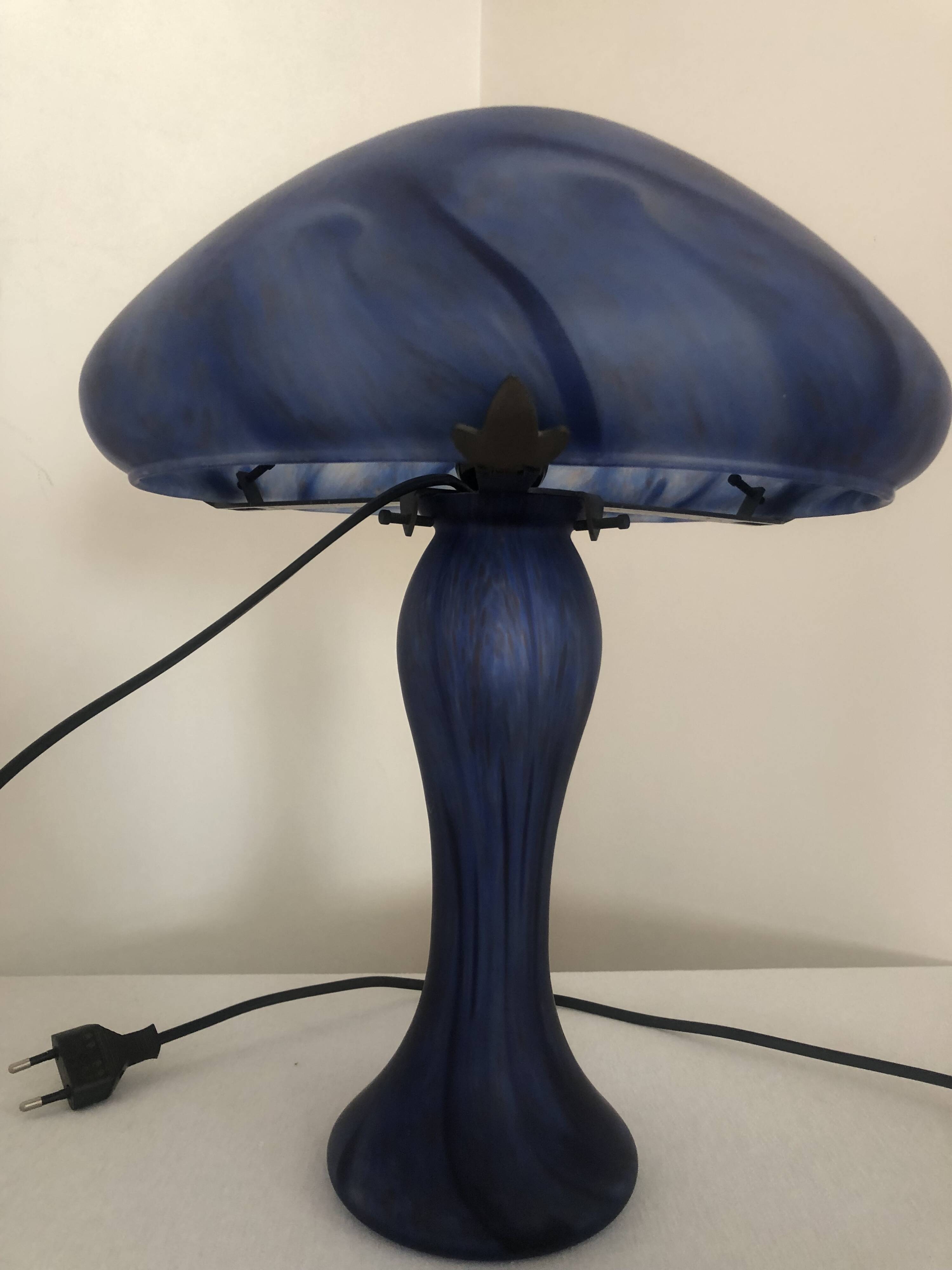 Lampe champignon Verrerie de Vianne