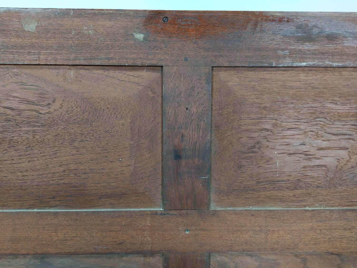 Étagère bibliothèque pied compas teck