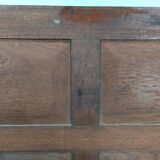 Teak compass foot bookcase shelf