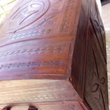 Touareg box embossed leather