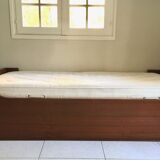 Scandinavian teak bed 70s-80s