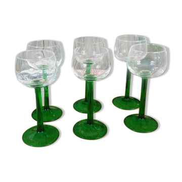 Verres de bistrot verres à vin blanc d'Alsace