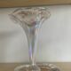 Série 3 vases vintage en pâte verre irisée