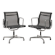 2 chaises de bureau Vitra Charles & Ray Eames EA 103 Aluminium