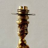 Paire de lampes en laiton vintage