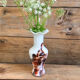 Vintage opaque glass vase