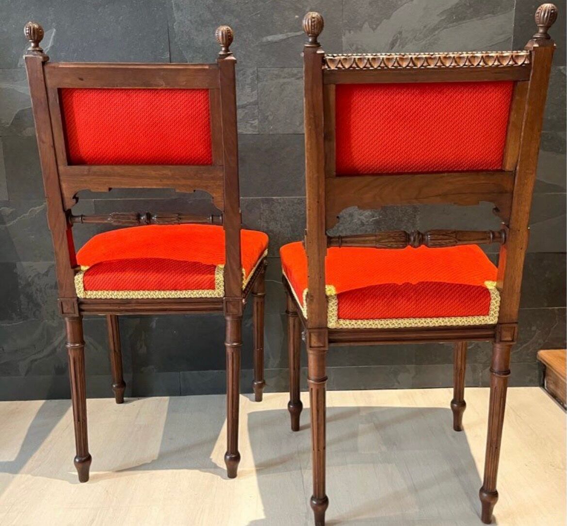 Pair of decorative chairs