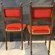 Paire de chaises d’apparat