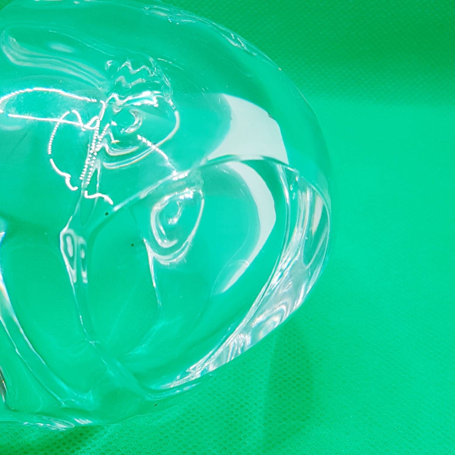 Cendrier hibou en cristal