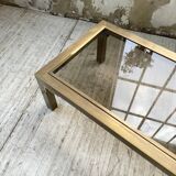 Table basse en laiton années 60