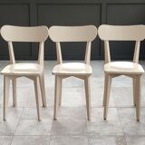 Series of 5 vintage chairs/antique bistro