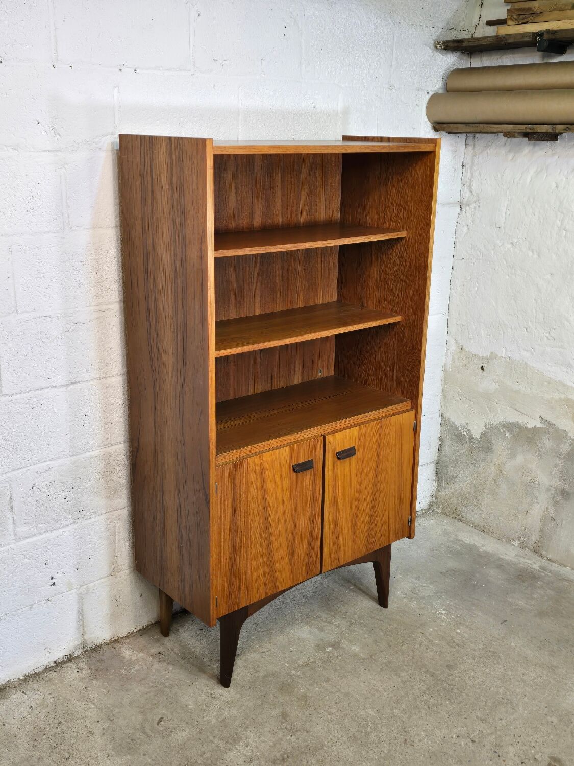 1970s Scandinavian style cupboard library