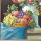 Still Life with Flowers and Fruits signed by Georges Mallet
