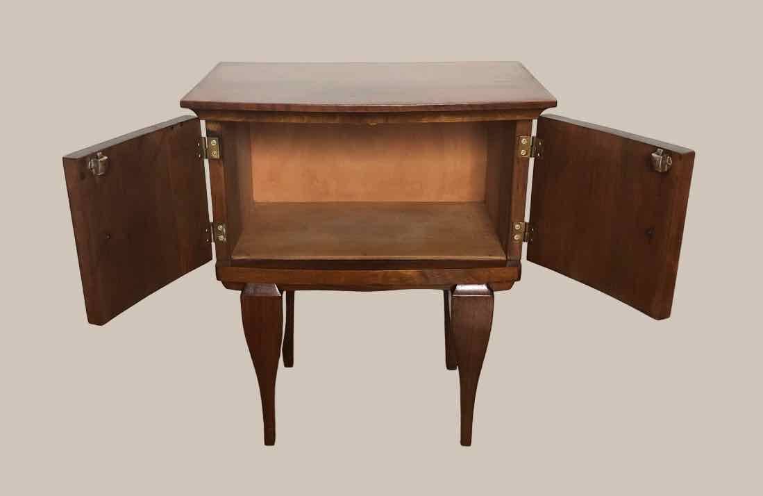 Table de chevet vintage pieds fuseau