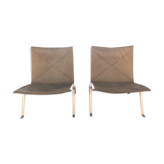 Pair of chairs by Poul Kjaerholm 1960