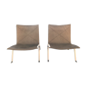 Pair of chairs by Poul Kjaerholm 1960