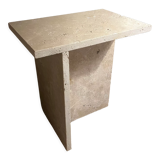 Table d’appoint en travertin