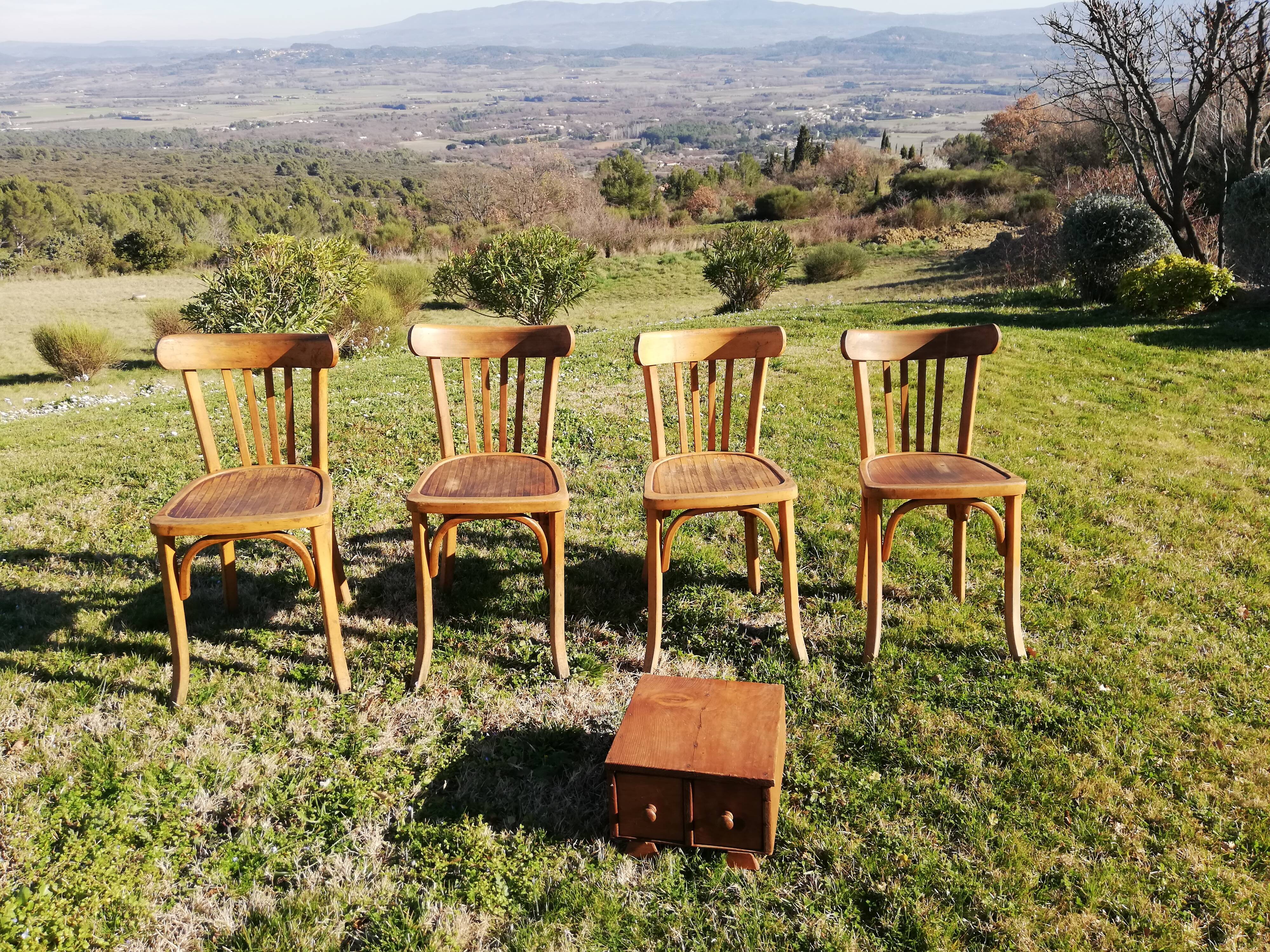 4 bistro chairs Stamp Luterma