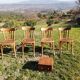 4 bistro chairs Stamp Luterma
