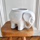 Cache pot vase céramique éléphant années 60/70