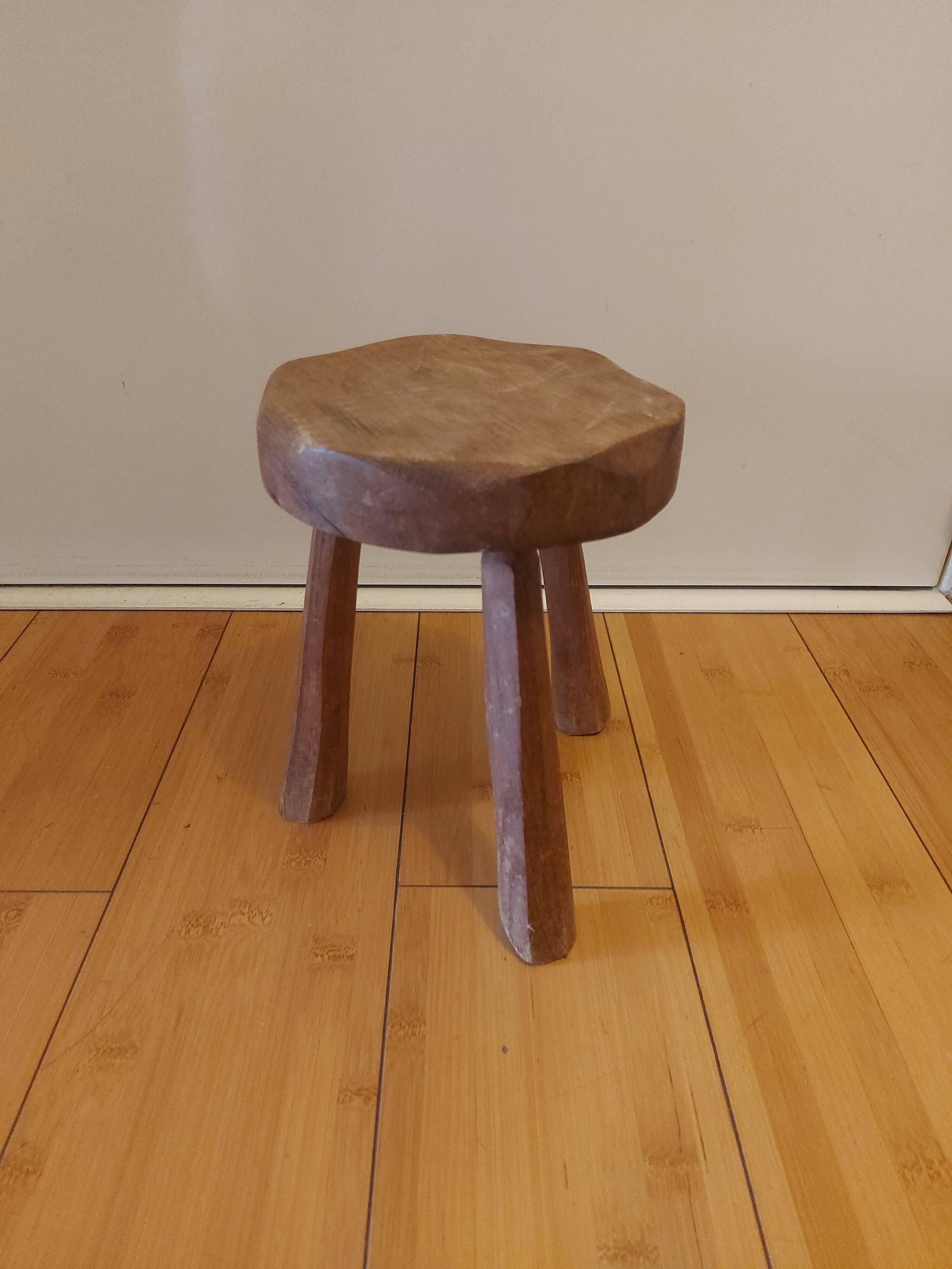Tabouret tripode de vacher pour enfant