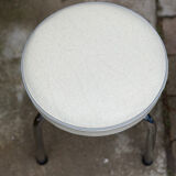 Pair of tripod workshop stools with screws from 1970.