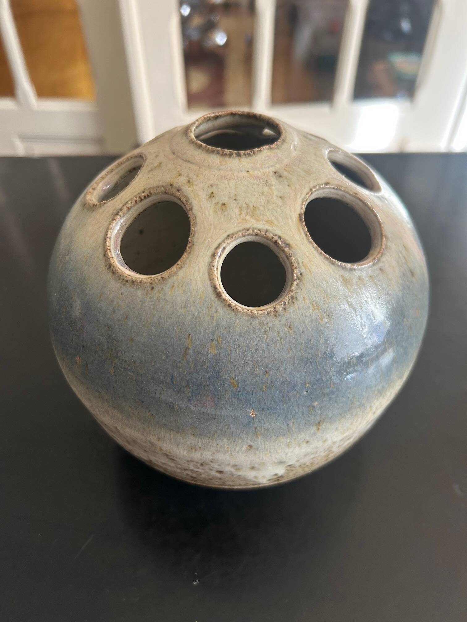 Ceramic flower spike vase 1970