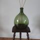 Stool vintage tripod wooden plant beaded feet