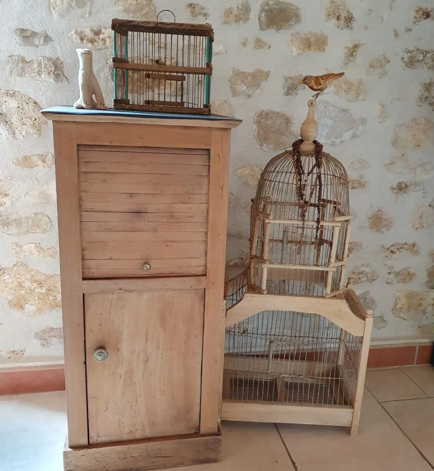 Vintage bedside table
